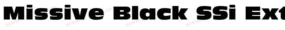 Missive Black SSi Extra Bold字体转换